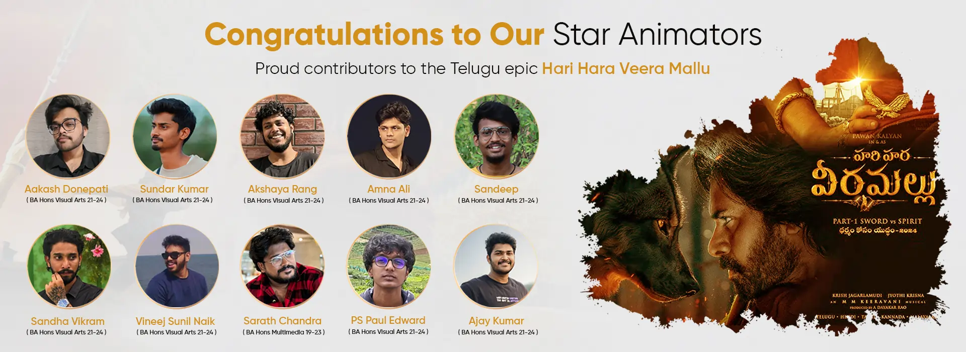 IACG Contribution to Harihara veera mallu movie
