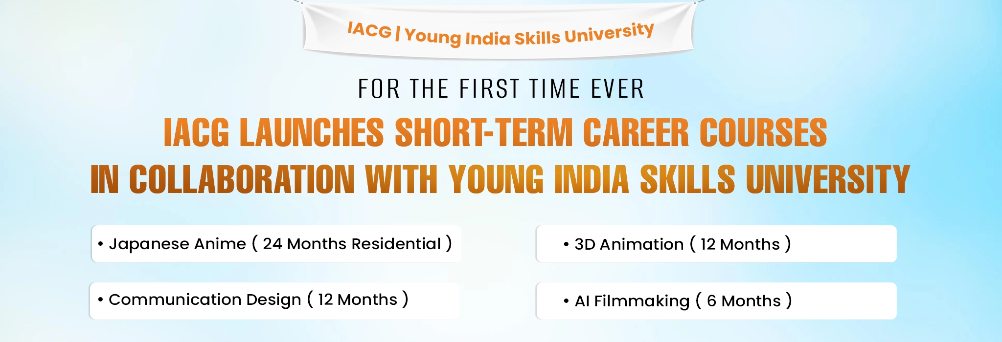 iacg short term course launch web banner new